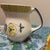 Vintage Stavangerflint Norway Flamingo "Bambus" Milk Jug Pitcher - Designed by Inger Waage For Sale - Image 4 of 8