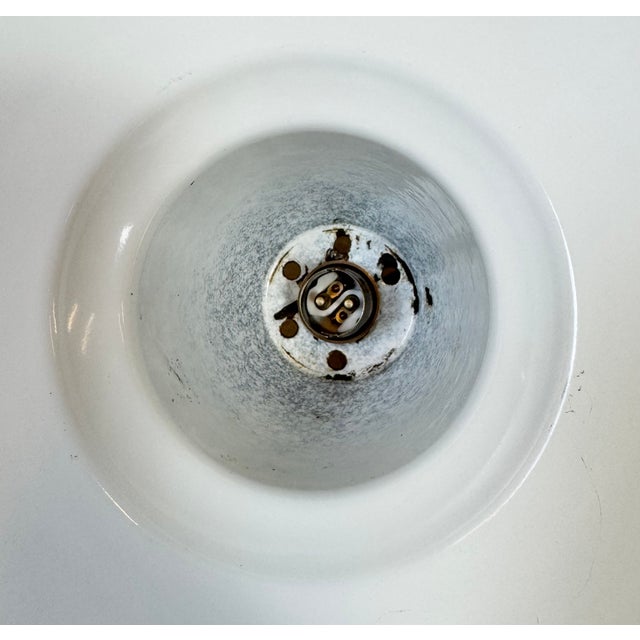 Industrial Grey Enamel Pendant Lamp from Thorlux, 1960s For Sale - Image 16 of 18