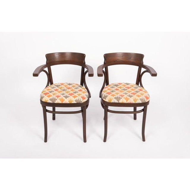 Mid Century Vintage Bentwood Cafe Dining Chairs in the Manner of J&j Kohn For Sale - Image 10 of 10