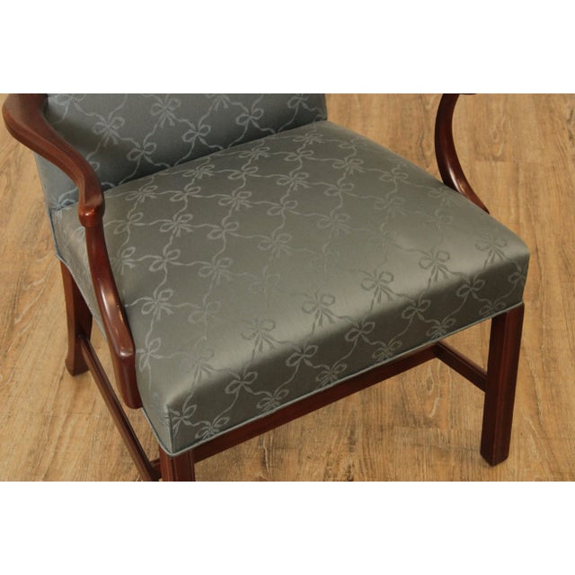 Chippendale Style Hickory Chair Mahogany Armchair For Sale In Philadelphia - Image 6 of 13