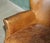 Animal Skin Handmade Cigar Brown Leather Club Chair For Sale - Image 7 of 16