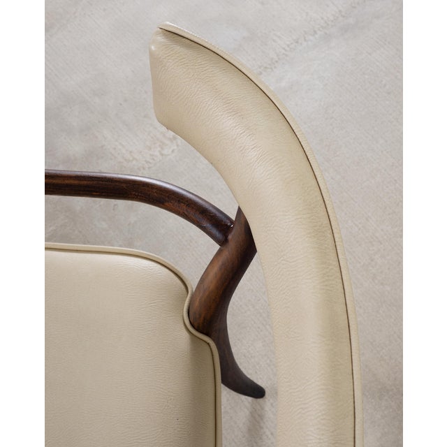 Set of Four T. H. Robsjohn-Gibbings Klismos Dining Armchairs For Sale - Image 12 of 18