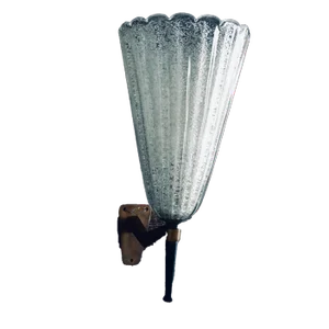Italian Art Glass Wall Lamp by Barovier & Toso, 1950s