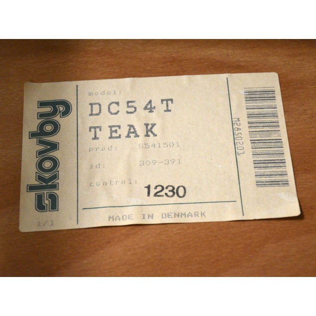 Brown Danish Modern Teak Dining Chairs by Skovby - Set of 5 For Sale - Image 8 of 8