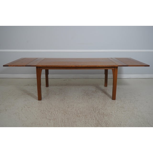 Brown Stickley Mission Oak Arts & Crafts Dining Room Table For Sale - Image 8 of 18
