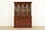 Ethan Allen Knob Creek Georgian Carved Mahogany Lighted Breakfront Bookcase Cabinet For Sale - Image 18 of 18