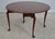 Queen Anne Biggs Queen Anne Solid Mahogany Dropleaf Table For Sale - Image 3 of 12