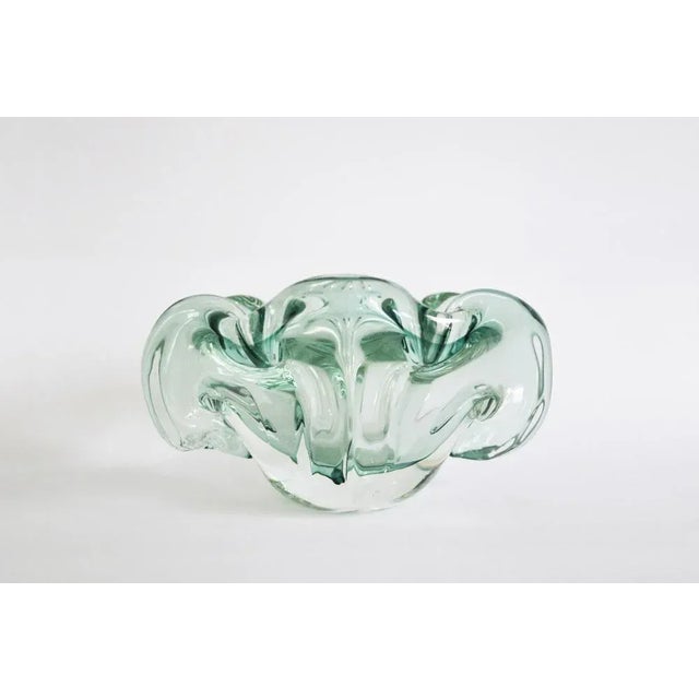 Vintage Glass Bowl by Josef Hospodka for Chribska, 1960s For Sale - Image 7 of 8