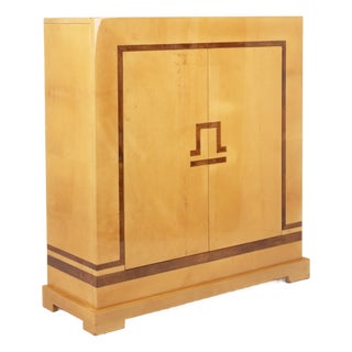 Italian Goatskin Parchment Bar Cabinet by Giorgio Tura and Nucci Valsecchi for Tura, 1970 For Sale