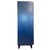 2020s Green Bay Modern Blue Lacquer Armoire With Tapered Wood Legs and Metal Pulls For Sale - Image 5 of 7