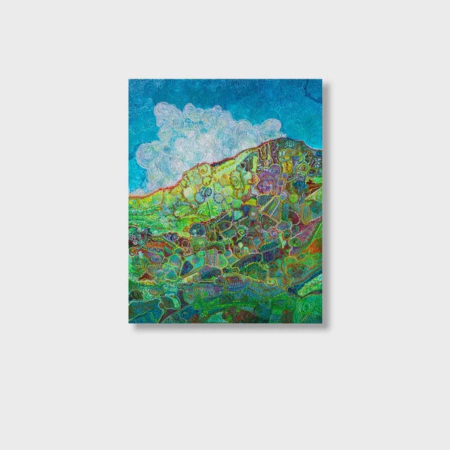 This is a one-of-a-kind original abstract painting by San Diego artist, Alexander Arshansky. Its dimensions are 16" x 20"...