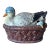 Bordallo Pinheiro Lidded Duck Figure Soup Tureen With Baby Duck Spoon For Sale
