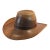 Hand Turned One of a Kind Walnut Cowboy Hat For Sale