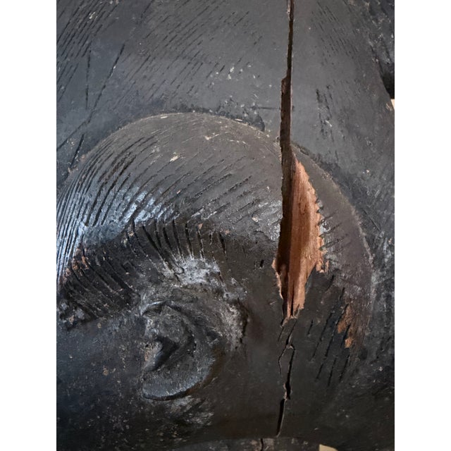 African Baule Female Maternity Figure. 20th Century For Sale - Image 3 of 12