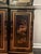 Chinoiserie Mid 20th Century Ethan Allen Handpainted, Black and Gold Chinoiserie Asian China Display Cabinet and Buffet For Sale - Image 3 of 12