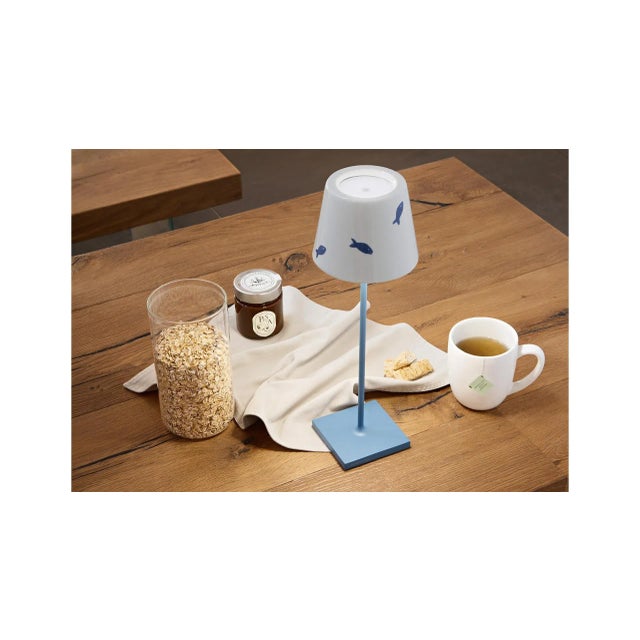 Features: - LED light with polycarbonate diffuser - 9+ hours cordless illumination - Indoor/outdoor use (powder-coated...