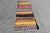Anatolian Striped Design Runner Rug Turkish Traditional Handmade Vintage Kilim Rug 1x3.2ft Oushak Ethnic Doormat Rug Size:...