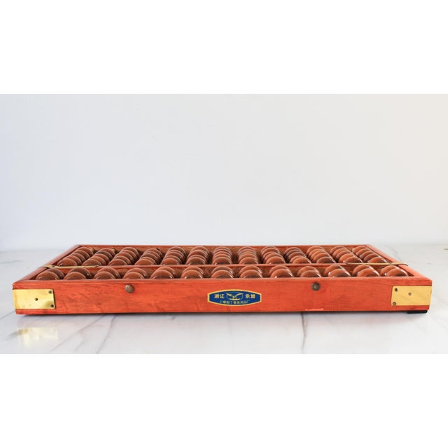 Chinese Vintage Traditional Chinese Wooden Abacus For Sale - Image 3 of 11