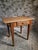 Antique French Worktable and Bistro Chair, 1900s and 1950, Set of 2 For Sale - Image 16 of 18