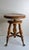 Antique H. Holtzman & Sons Victorian Adjustable Swivel Piano Stool With Glass Ball Claw Feet For Sale - Image 4 of 17