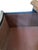 Early 2000s Regency Style 3-Drawer Chest, Black With Embossed Faux Leather & Gold Detail For Sale - Image 9 of 10