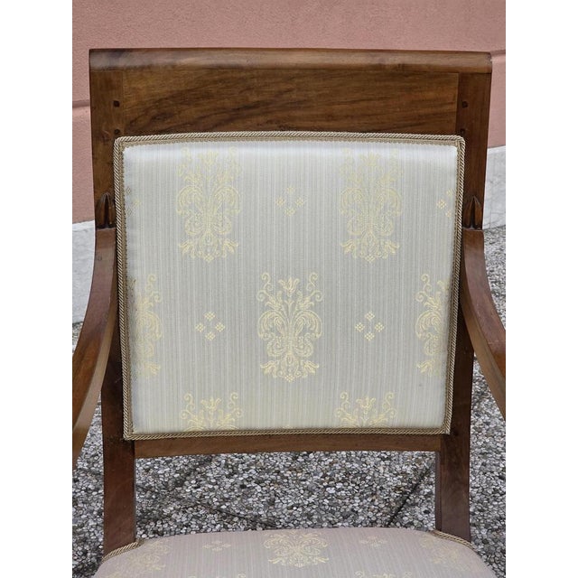 Antique Walnut Armchairs, 1820, Set of 2 For Sale - Image 6 of 11