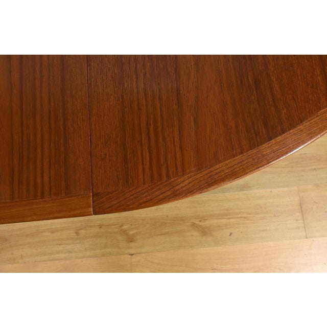 Wood Scandinavian Teak Dining Room Table, 1970s For Sale - Image 7 of 18