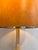 Metal Italian Carrera Marble Table Lamp with Brass Finished Leather Shade, 1970 For Sale - Image 7 of 9
