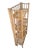 Coastal Vintage Mid-Century 4-Tier Bamboo Folding Etagere Bookshelf For Sale - Image 3 of 12