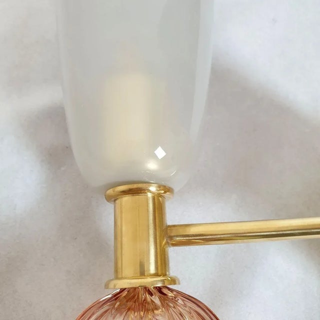 Purple Mid Century Modern Murano Sconces For Sale - Image 11 of 11