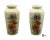 Late 20th Century Vintage Japanese Satsuma Style Porcelain Floral Decorative Vases - Set of 3 For Sale - Image 5 of 9