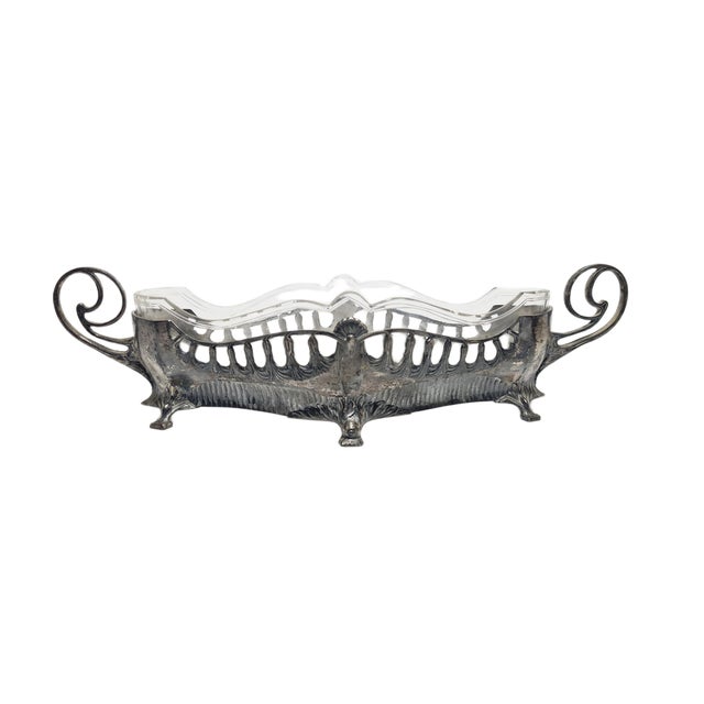 Art Nouveau Jardinière from WMF, Germany, 1890s, in Very Good conditions. Designed 1890 to 1919 This piece has an...