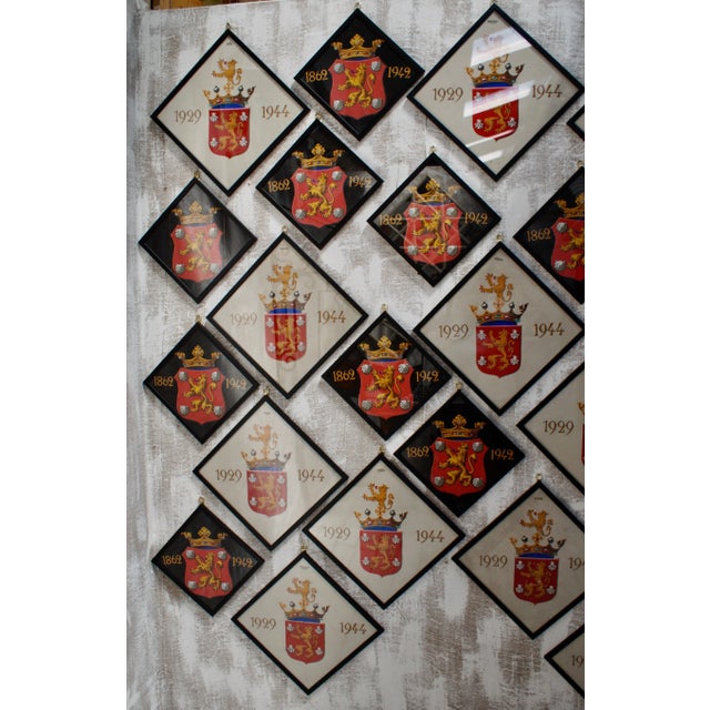 Large Vintage College Parchment, 1944 For Sale - Image 9 of 11