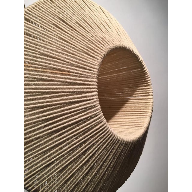 Mid-Century Modern Vintage Rope Ceiling Pendant Light For Sale - Image 3 of 6