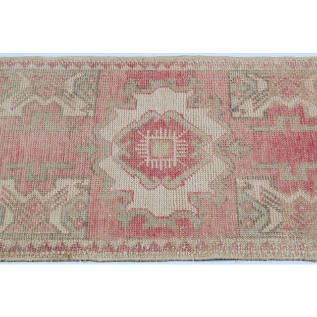 Mid 20th Century Hand Knotted Vintage Turkish Area Rug -1' 8'' X 2' 10'' For Sale - Image 5 of 10