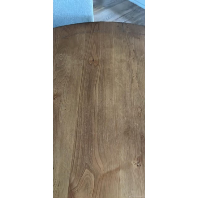 Rustic Made in Usa Solid Alder Wood 60" Table For Sale - Image 3 of 4