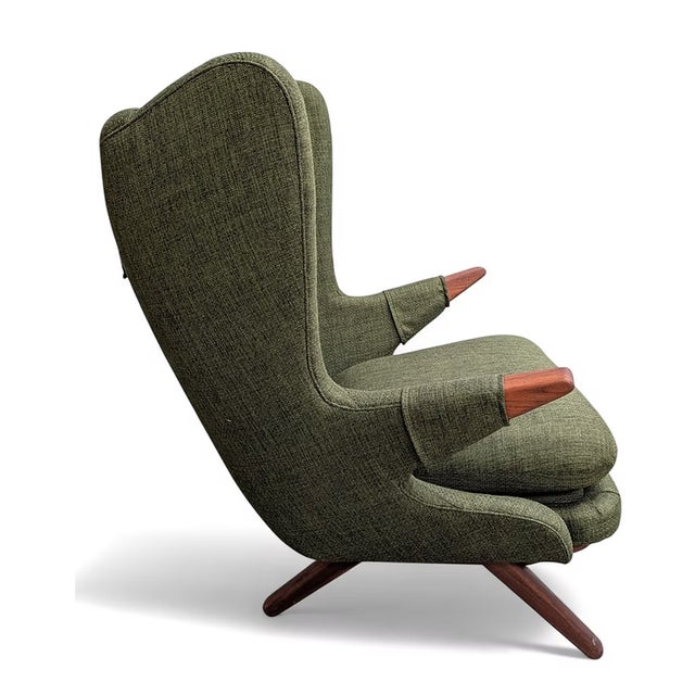 1950s Attributed to Sven Skipper Papa Bear Chair For Sale In New York - Image 6 of 6
