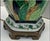 Midcentury Chinese Export Style Porcelain Tobacco Leaf Pattern Table Lamp For Sale - Image 4 of 5