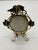 French Antique Palais Royal Mother of Pearl & Brass Chair Shaped Pocket Watch Holder For Sale - Image 3 of 9