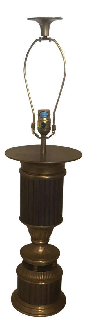 Chapman Heavy Fluted Brass Lamp