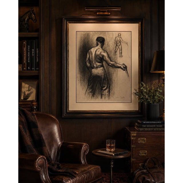 Study of Man With Bullwhip - John Garth, C. 1930s For Sale - Image 11 of 11