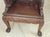 Wood Late 19th Century Antique Chinoiserie Hand-Carved Rosewood Dragon Throne Chair With Owl Feet, Circa 1900 For Sale - Image 7 of 13