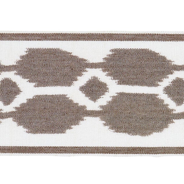 2020s Schumacher Telia Tape Trim In Brown For Sale - Image 5 of 5