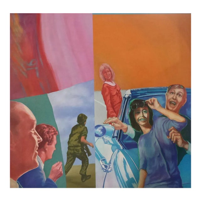 Wayne Timm, Oil on Canvas Titled: The Case of Goof and Spoof, 1968 For Sale