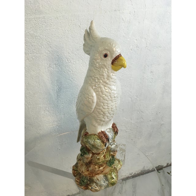 White Vintage Italian Bird For Sale - Image 8 of 9