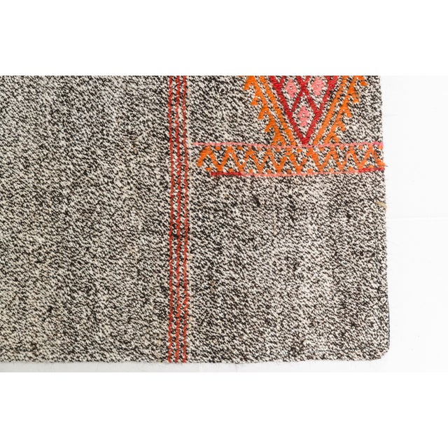 Hanwoven Vintage Kilim Runner For Sale - Image 10 of 10