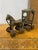 Indian Early 20th Century Hindu Bronze Temple Horse and Chariot Statue Toy on Wheels For Sale - Image 3 of 6