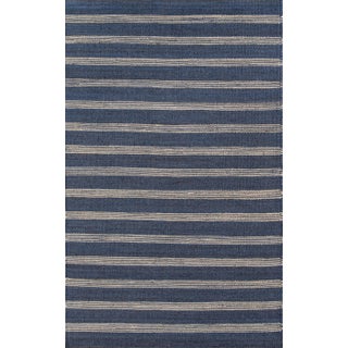 Novogratz Montauk Navy Hand Woven 2'3" X 8' Runner For Sale