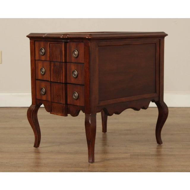 Sherrill Furniture CTH Sherrill Occasional French Style Three Drawer Side Table For Sale - Image 4 of 13