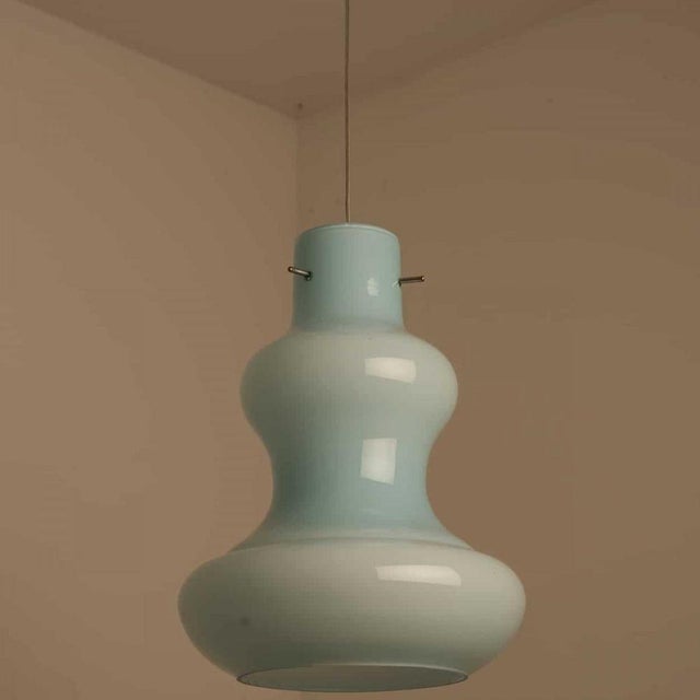 Vintage Murano Glass Pendant Light by Massimo Vignelli for Venini, 1960 For Sale - Image 15 of 18